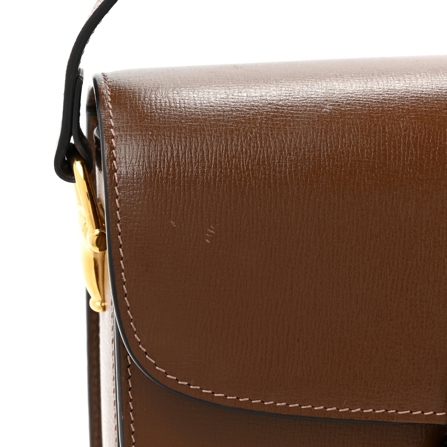 Gucci Azalea Calfskin Horsebit 1955 Shoulder Bag Brown Sugar 12 of 15