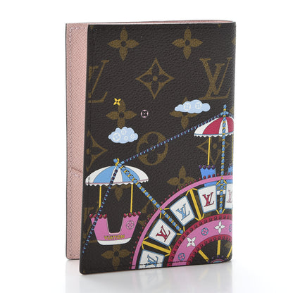 Louis Vuitton Monogram 2020 Christmas Animation Big Wheel Passport Cover Rose Ballerine 2 of 9