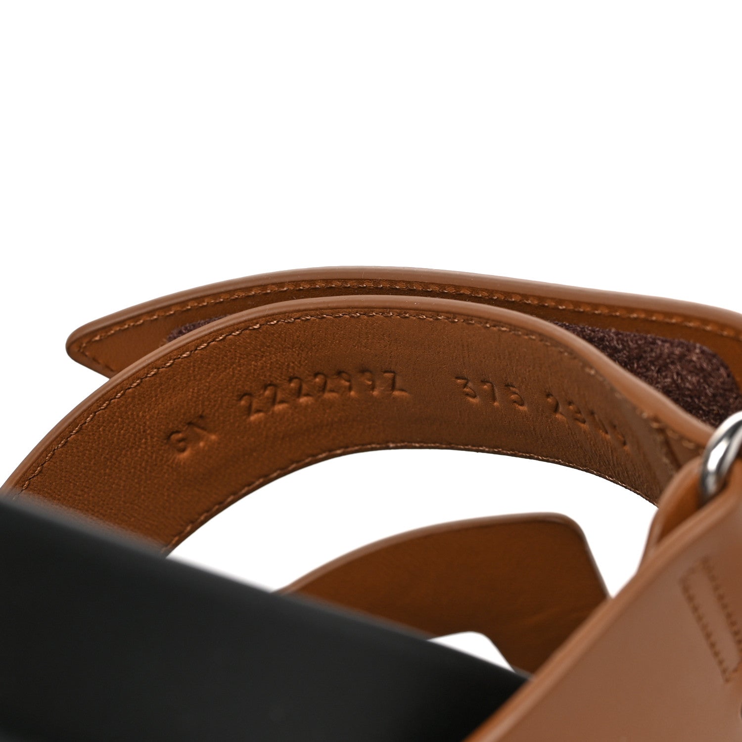 Hermes Calfskin Womens Chypre Sandals 37.5 Naturel 8 of 9