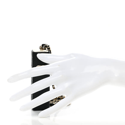 Chanel Caviar Stitched Lipstick Case On Chain Black 2 of 9
