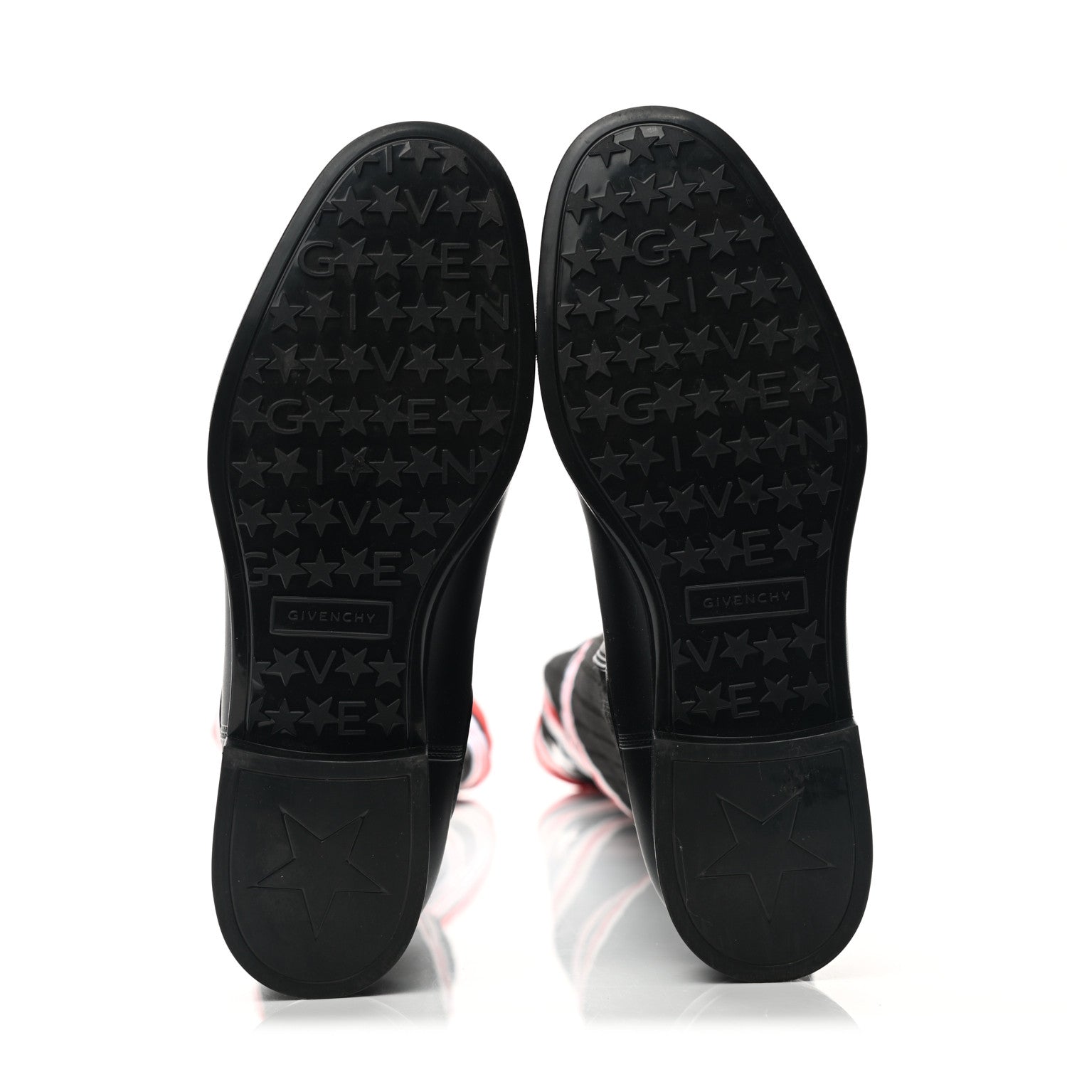 Givenchy Knit Rubber Storm Over The Knee Boots 37 Black 5 of 6