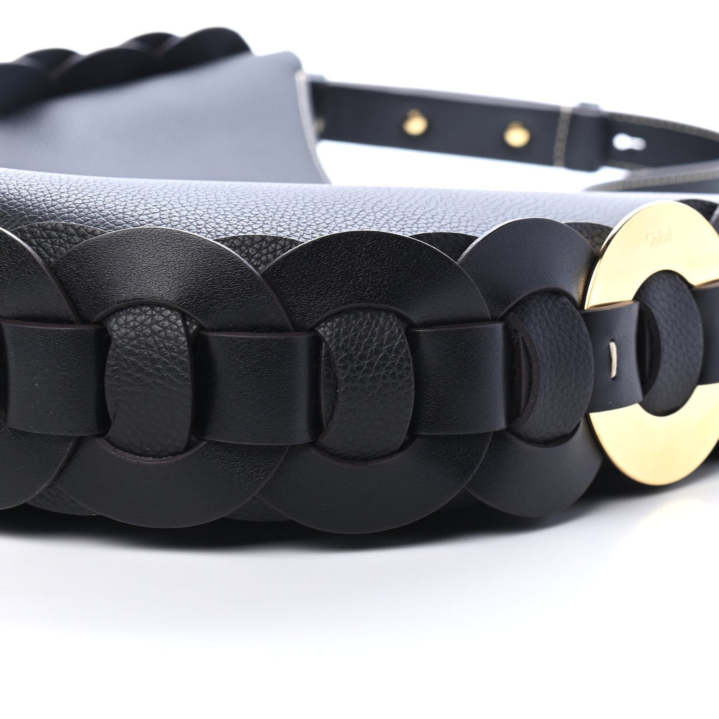 Small Grain Smooth Calfskin Large Darryl Hobo Black