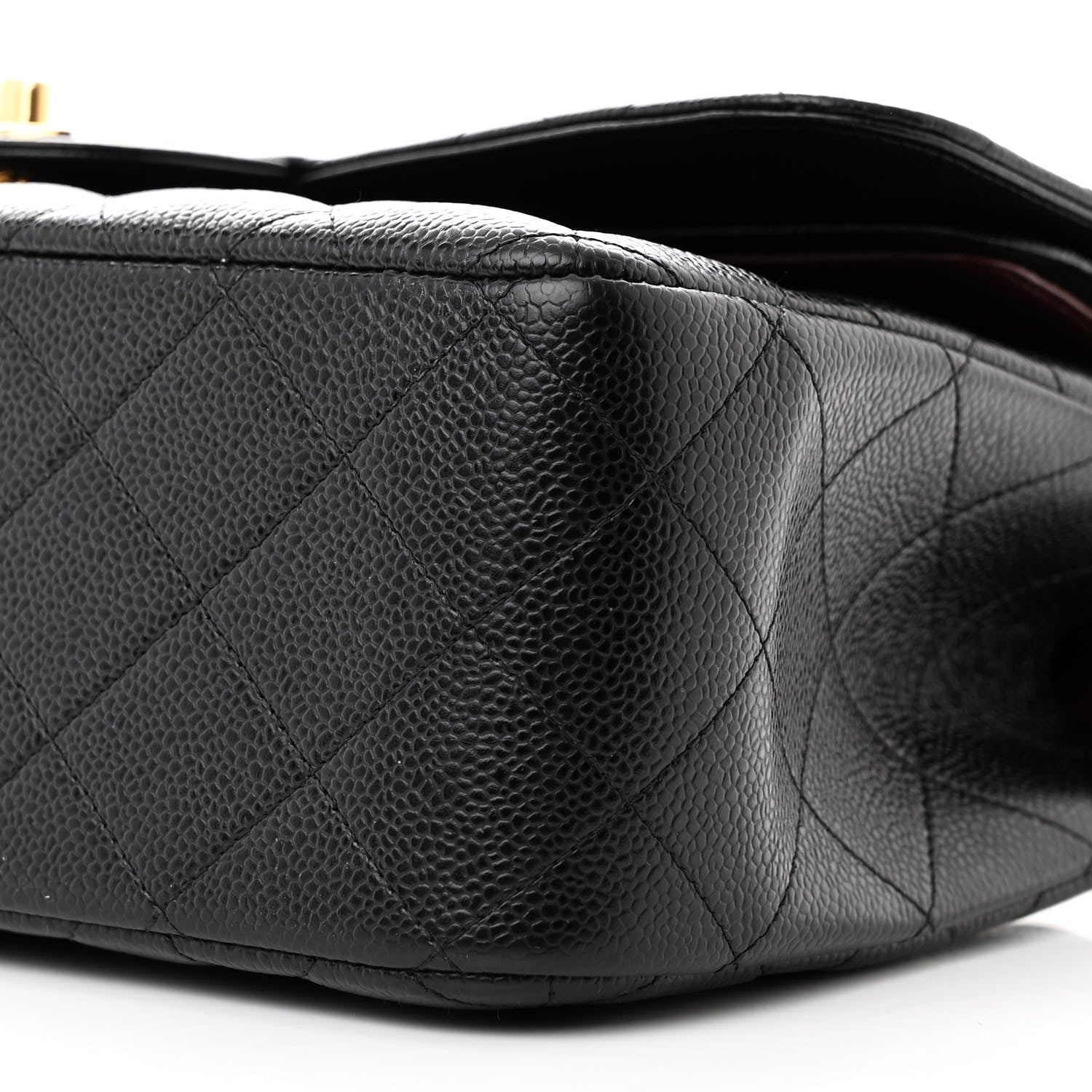 Chanel Caviar Quilted Jumbo Double Flap Black 10 of 11
