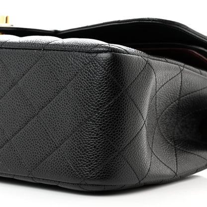 Chanel Caviar Quilted Jumbo Double Flap Black 10 of 11