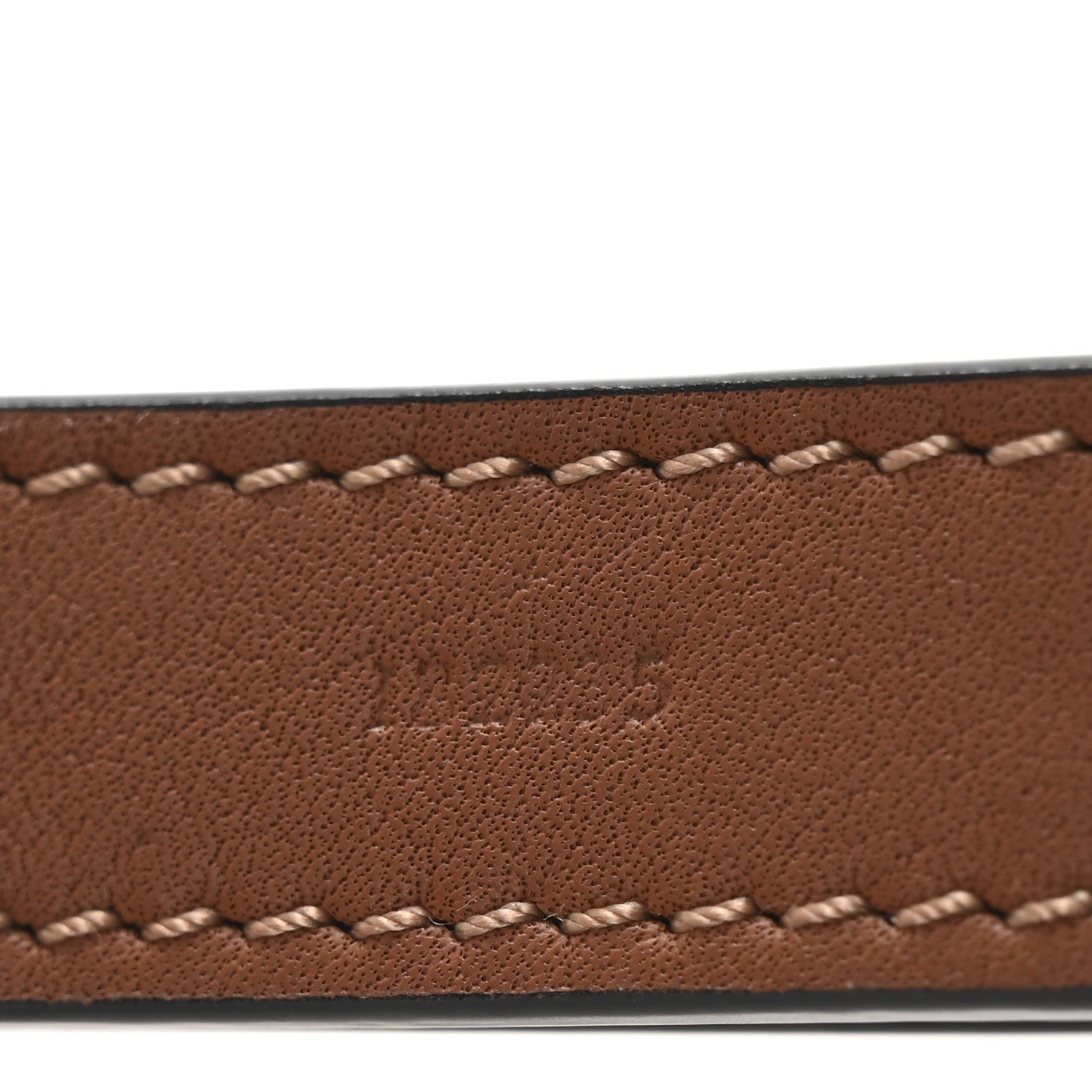 Loewe Calfskin Braided Short Strap Tan Black 4 of 9