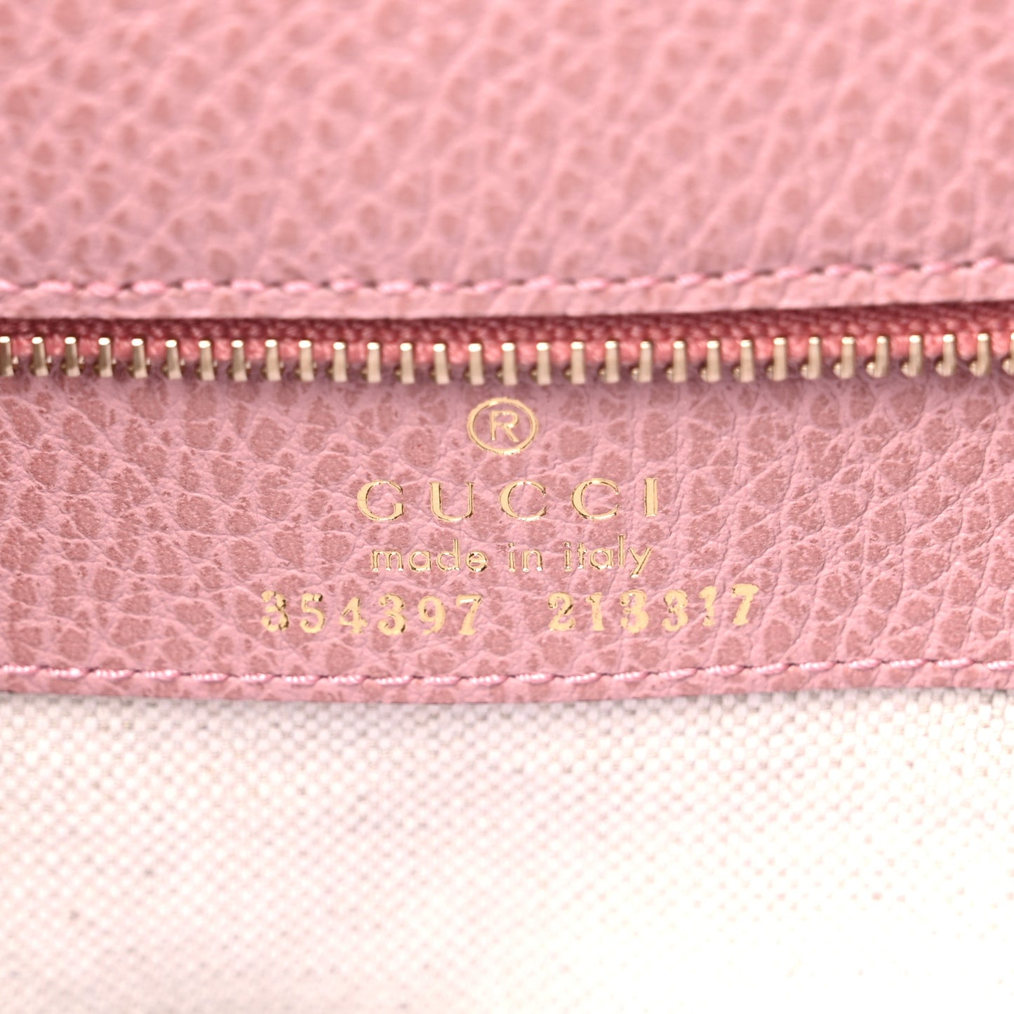 Dollar Calfskin Medium Swing Tote Grey Field Soft Pink