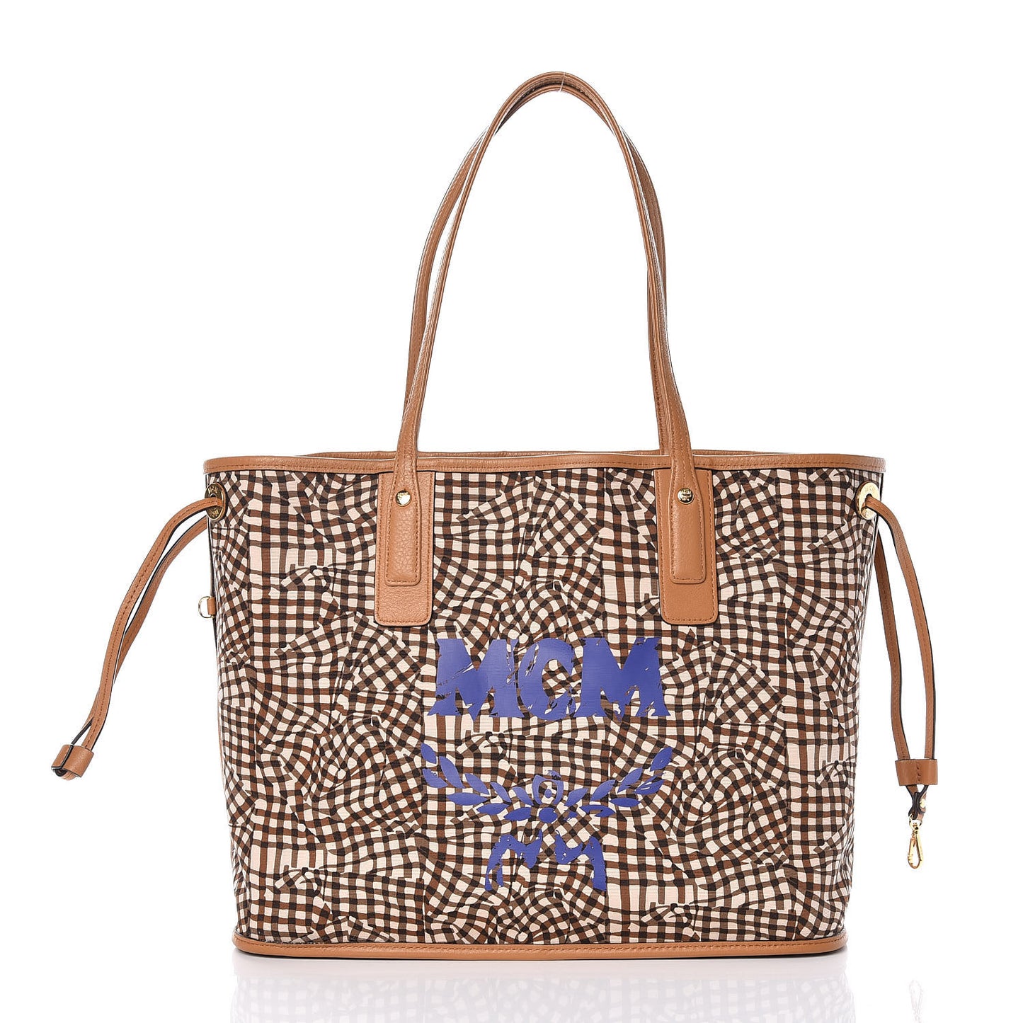 Visetos Medium Liz Reversible Shopper Tote Cognac