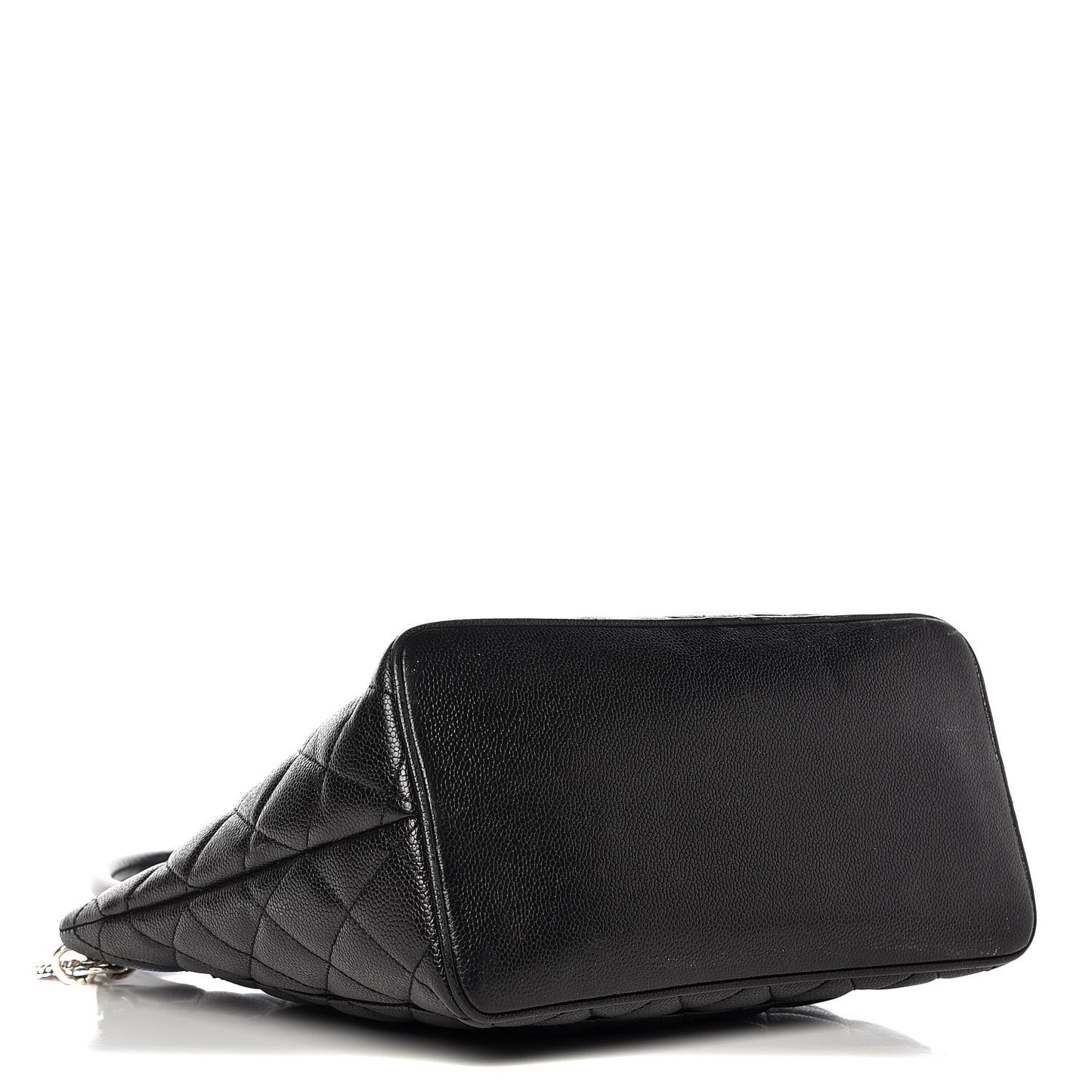 Caviar Quilted Medallion Tote Black