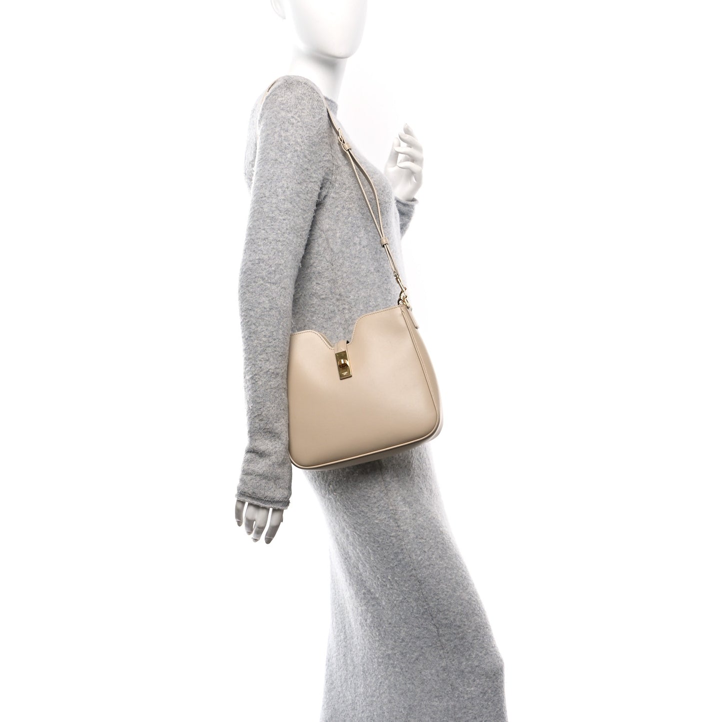 Smooth Calfskin Small Camille 16 Soft Bag Deep Ivory