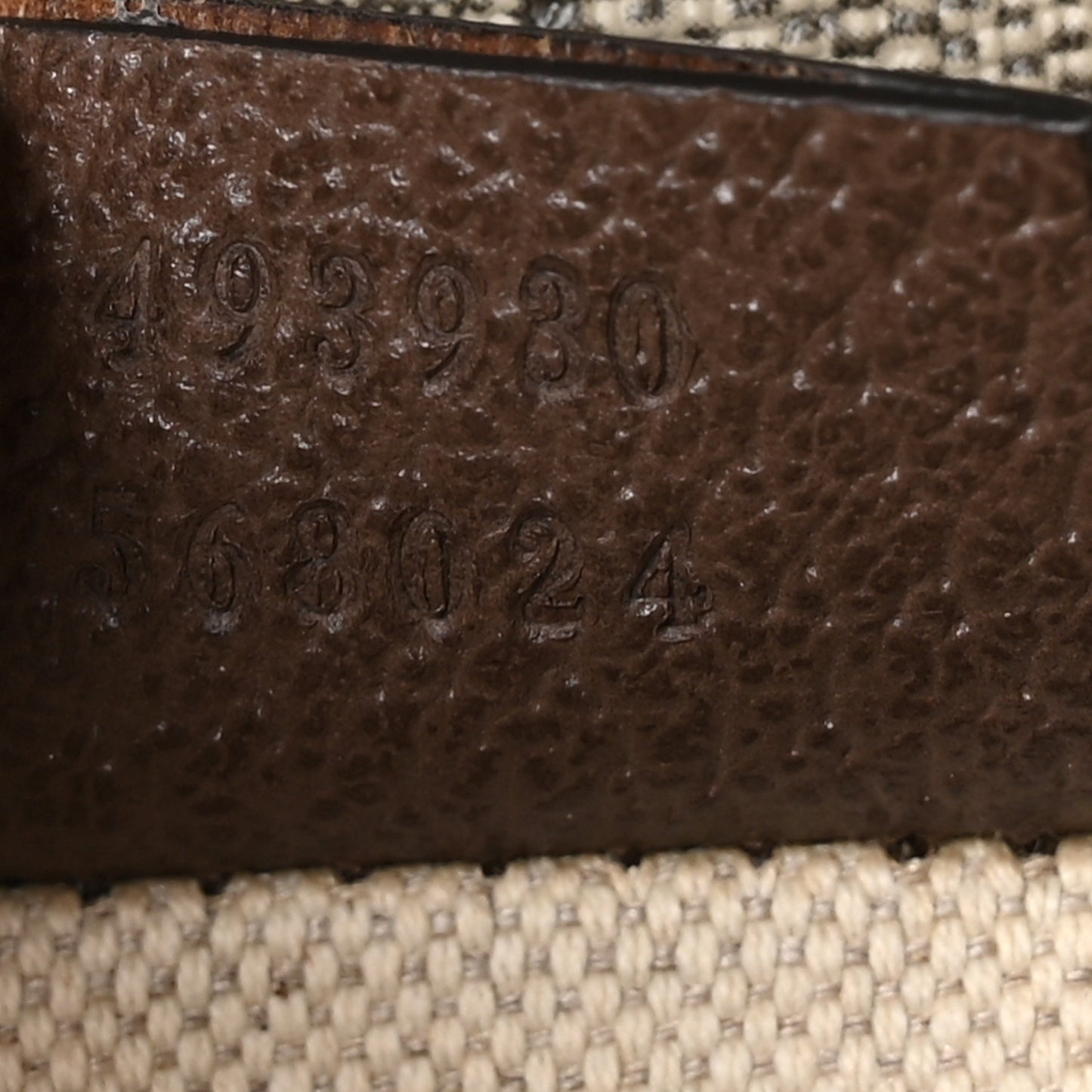 GG Supreme Monogram Neo Vintage Web Belt Bag Brown
