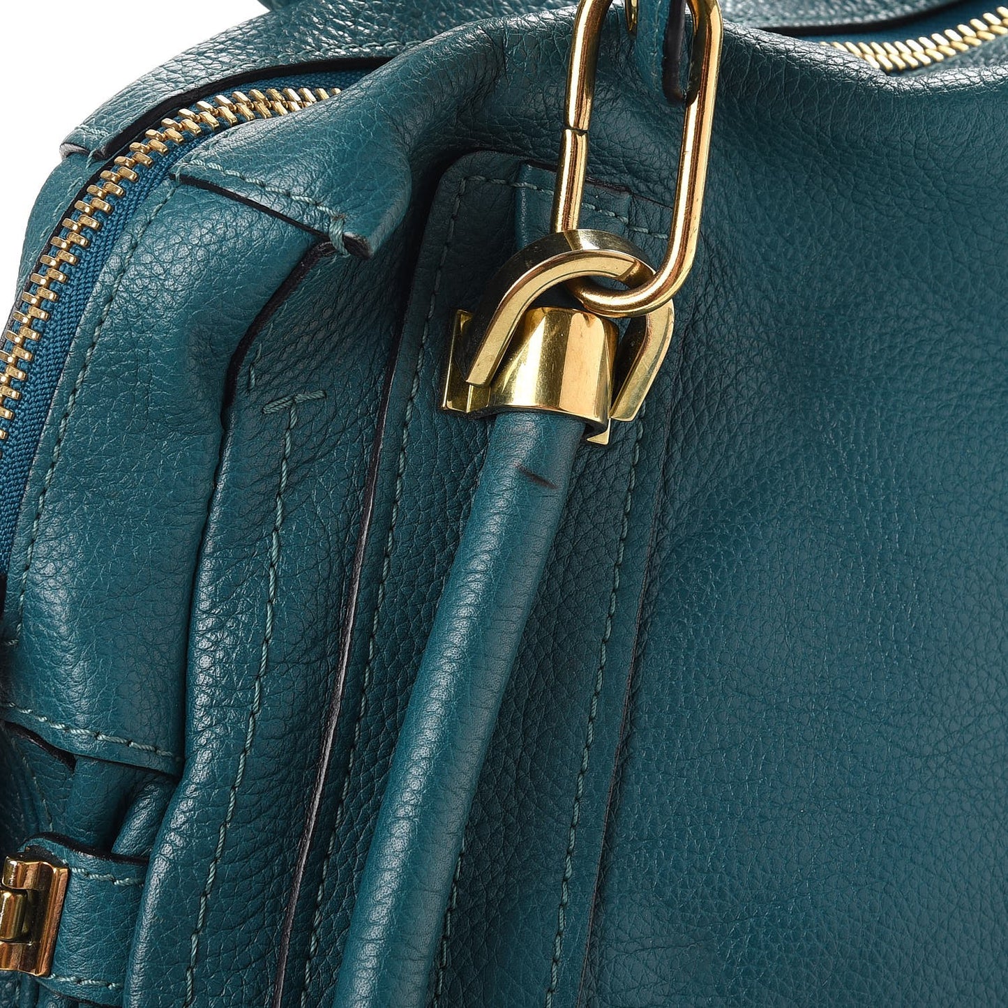 Calfskin Medium Paraty Peacock Blue