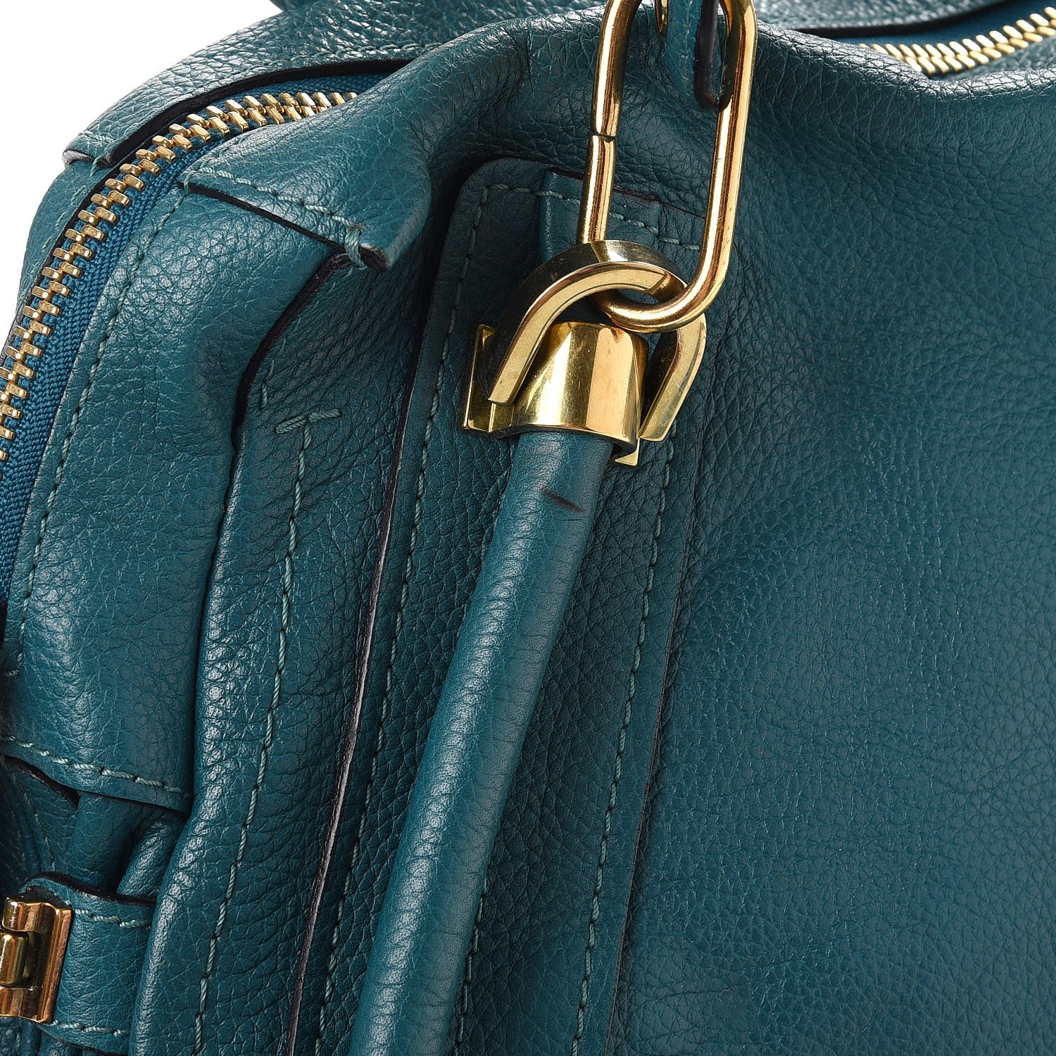 Chloe Calfskin Medium Paraty Peacock Blue 13 of 18