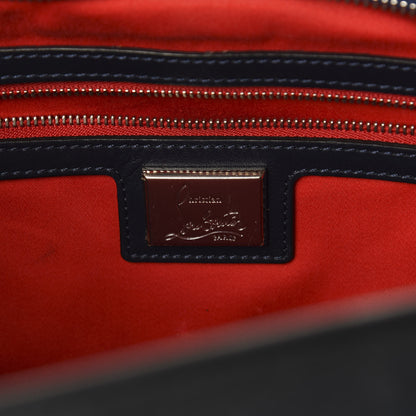 Christian Louboutin Grained Calfskin Studded Large Eloise Satchel Nuit 6 of 9
