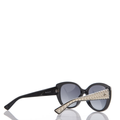 Christian Dior Resin Micro-Cannage Dior Lady 1 Sunglasses Silver Black 3 of 9