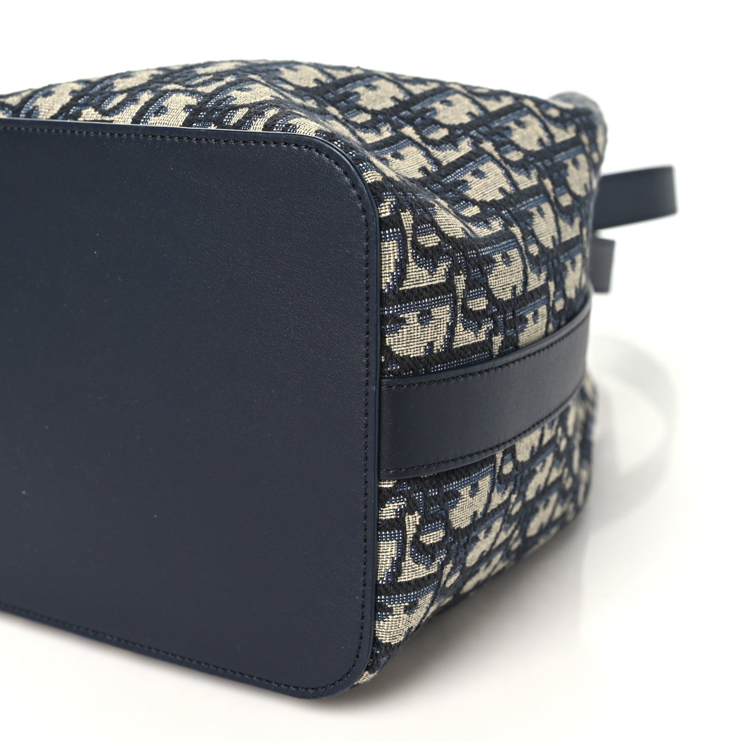 Oblique Bucket Bag Blue