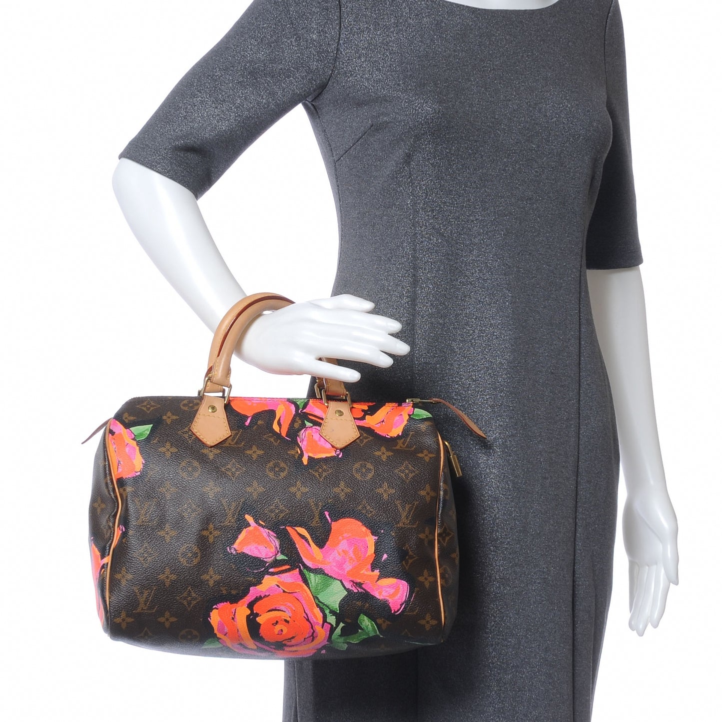Monogram Roses Speedy 30