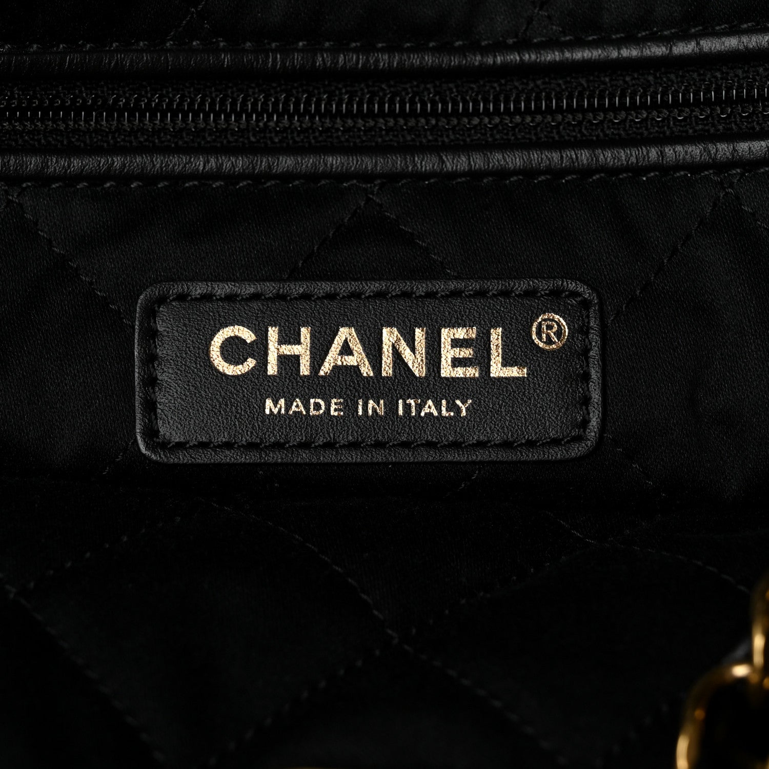 Chanel Shiny Calfskin Quilted Chanel 22 Black 7 of 11