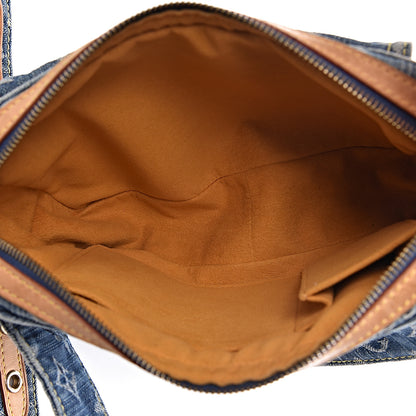 Louis Vuitton Monogram Denim Bum Bag Blue 5 of 11