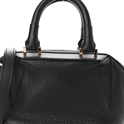 Alexander Wang Pebbled Calfskin Mini Emile Black Rose Gold Hardware 6 of 14