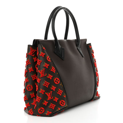 Louis Vuitton Veau Cachemire Tote W PM Chocolate 3 of 11
