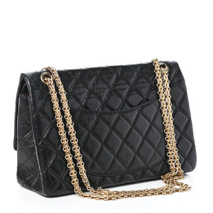 Chanel Aged Calfskin Quilted 2.55 Reissue 226 Flap Black 3 of 10