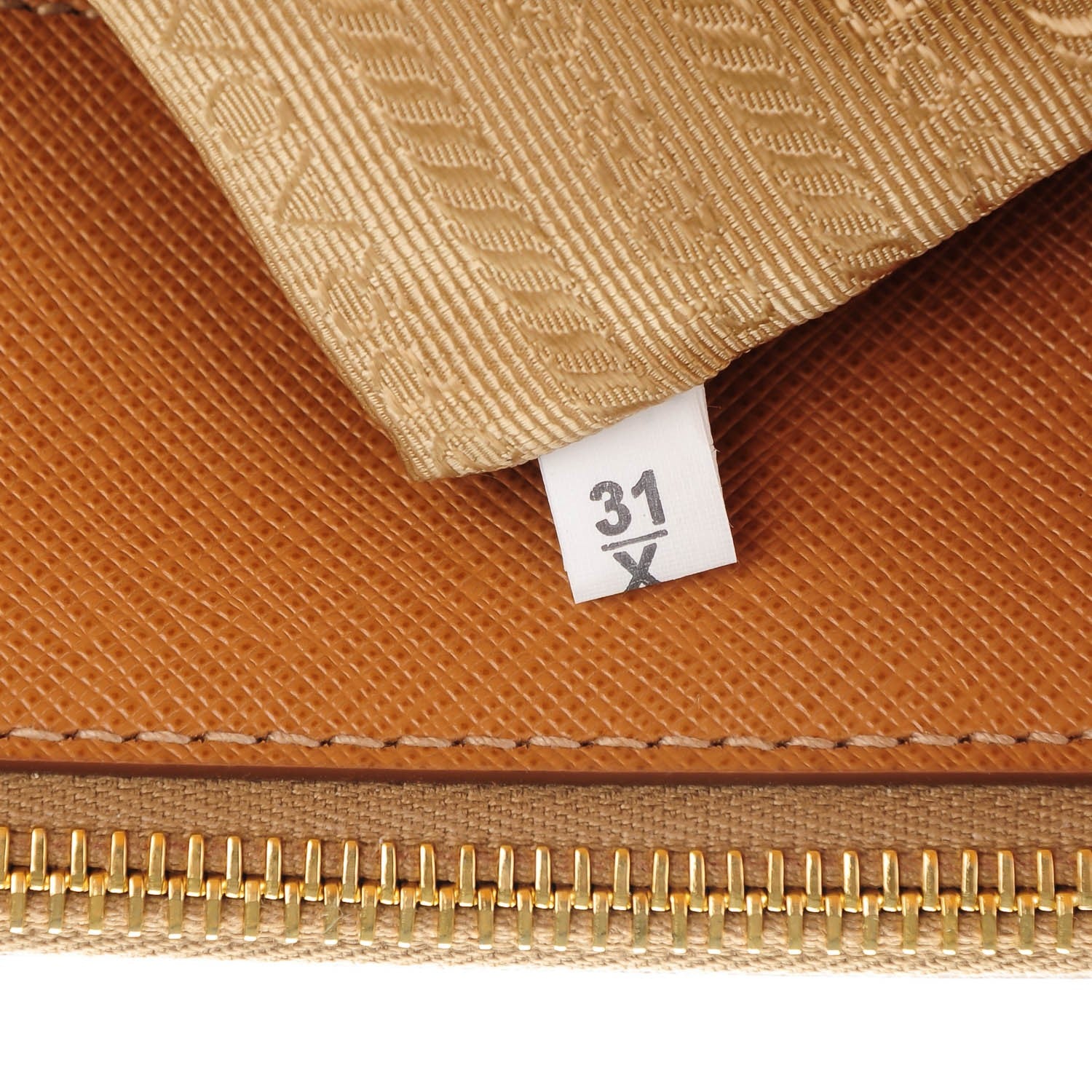 Prada Saffiano Lux Extra Large Galleria Double Zip Tote Caramel 7 of 9