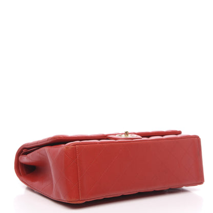Chanel Lambskin Quilted Maxi Double Flap Red 4 of 18