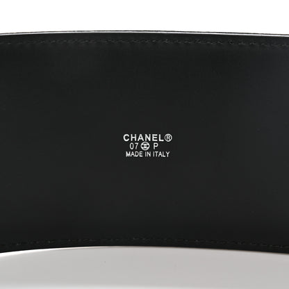 Chanel Patent CC Wide Belt 90 36 Black 5 of 9