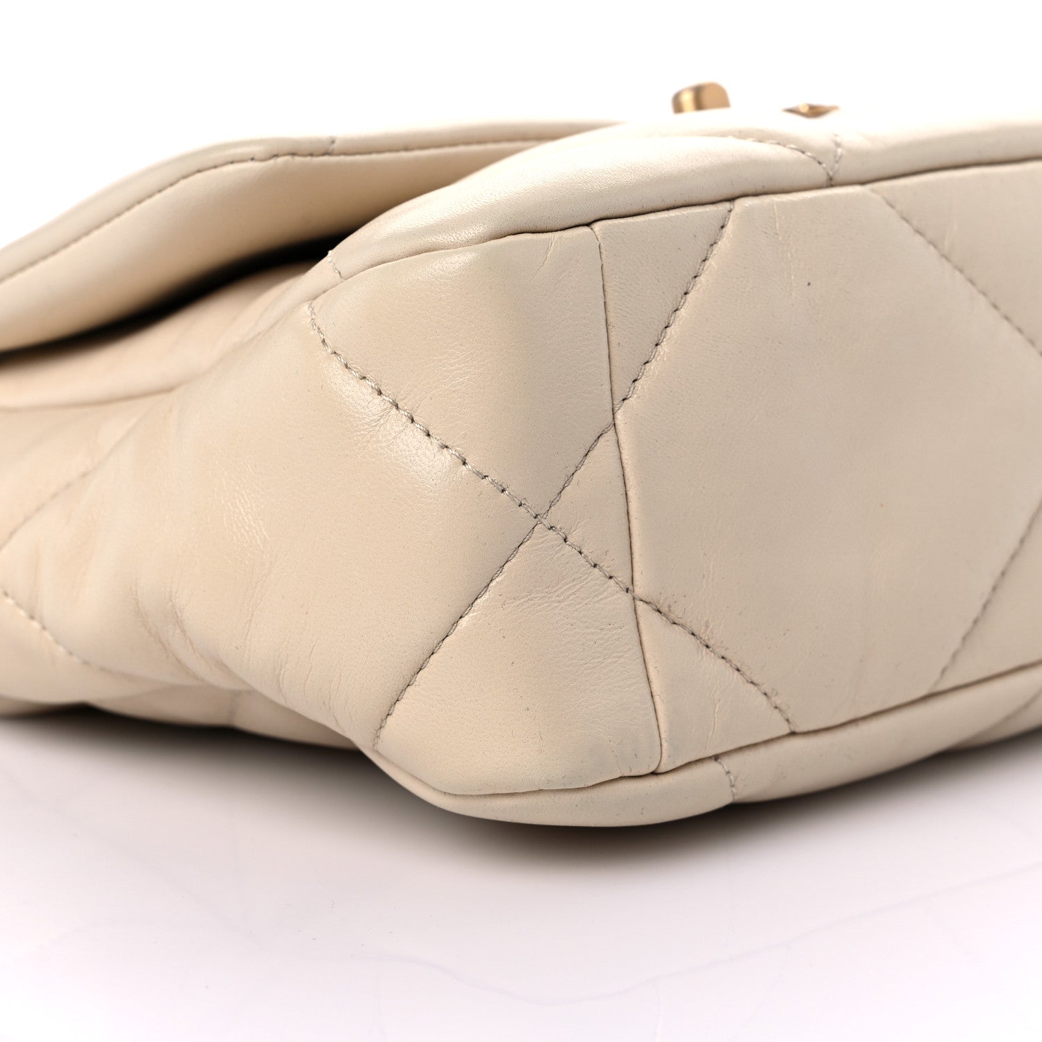 Chanel Lambskin Quilted Medium Chanel 19 Flap Light Beige 8 of 11