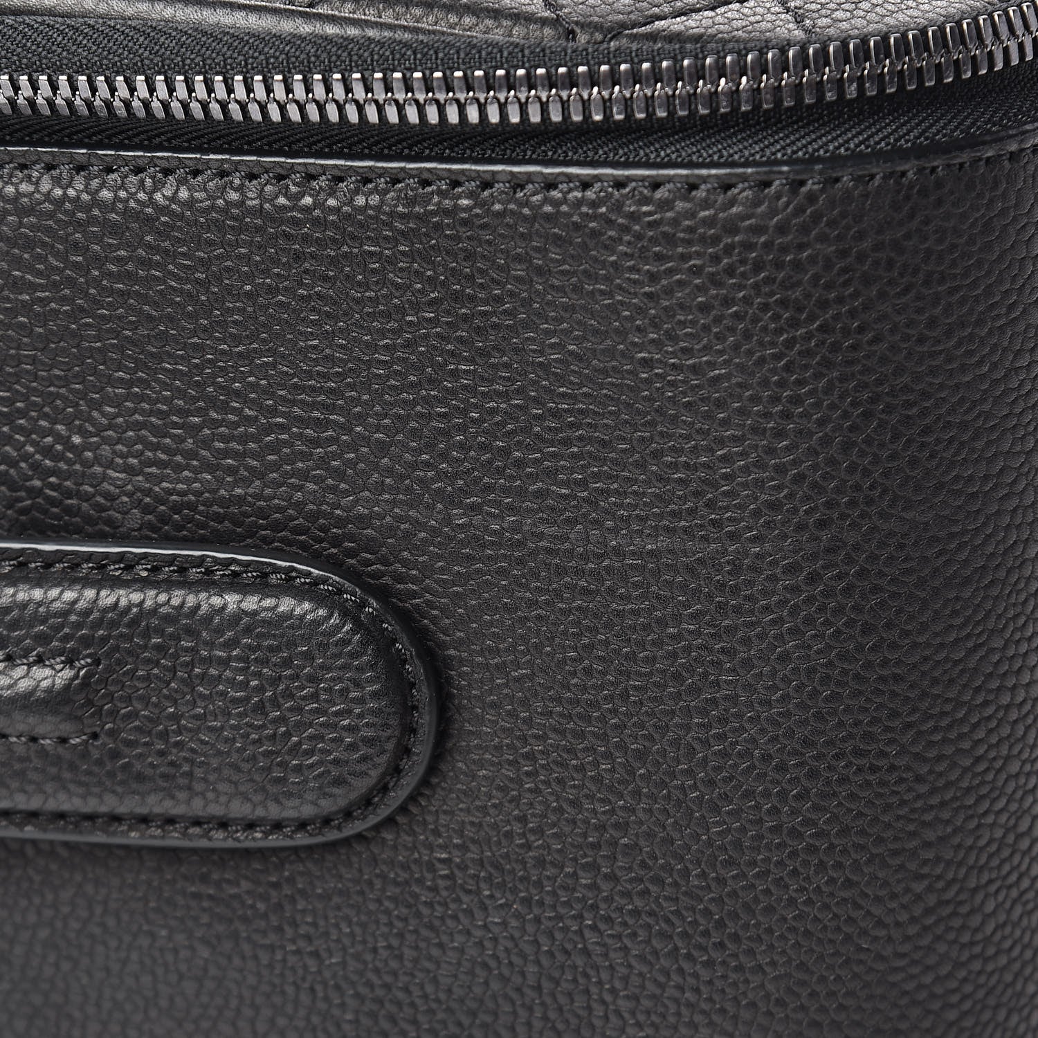 Chanel Caviar Stitched Trolley Rolling Luggage Black 15 of 15