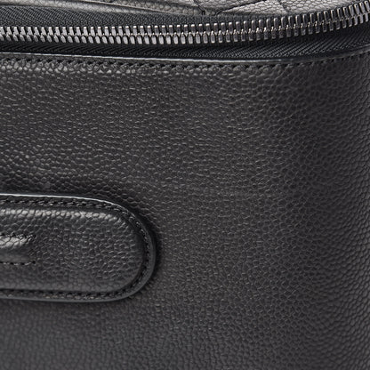 Chanel Caviar Stitched Trolley Rolling Luggage Black 15 of 15