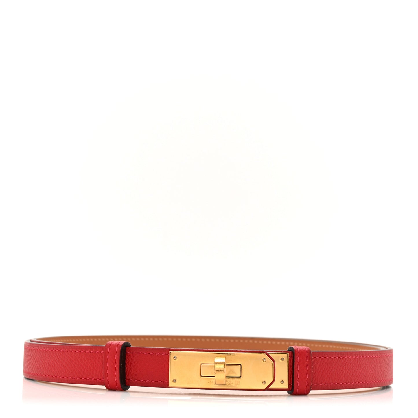 Epsom Kelly Belt Rouge Casaque