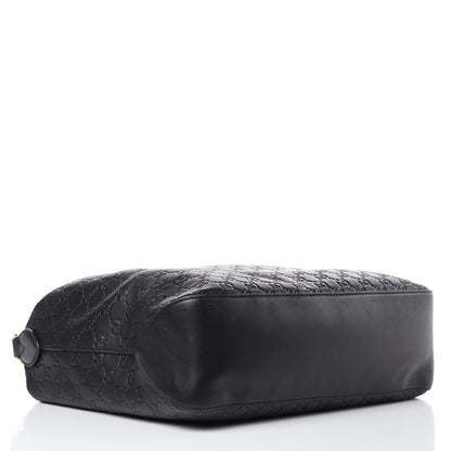 Gucci Guccissima Signature Large Linea A Hobo Black 5 of 17
