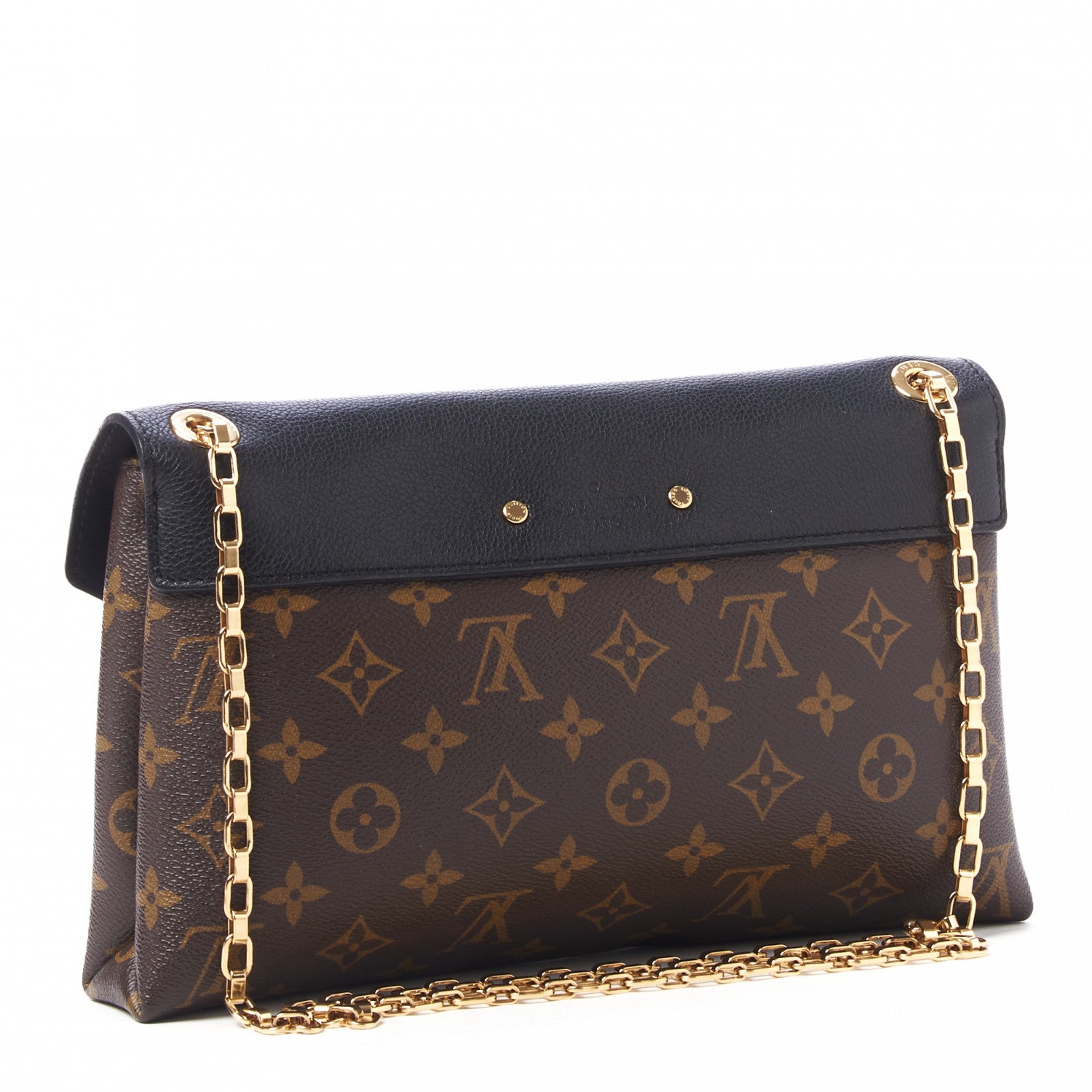 Louis Vuitton Monogram Pallas Chain Black 3 of 8