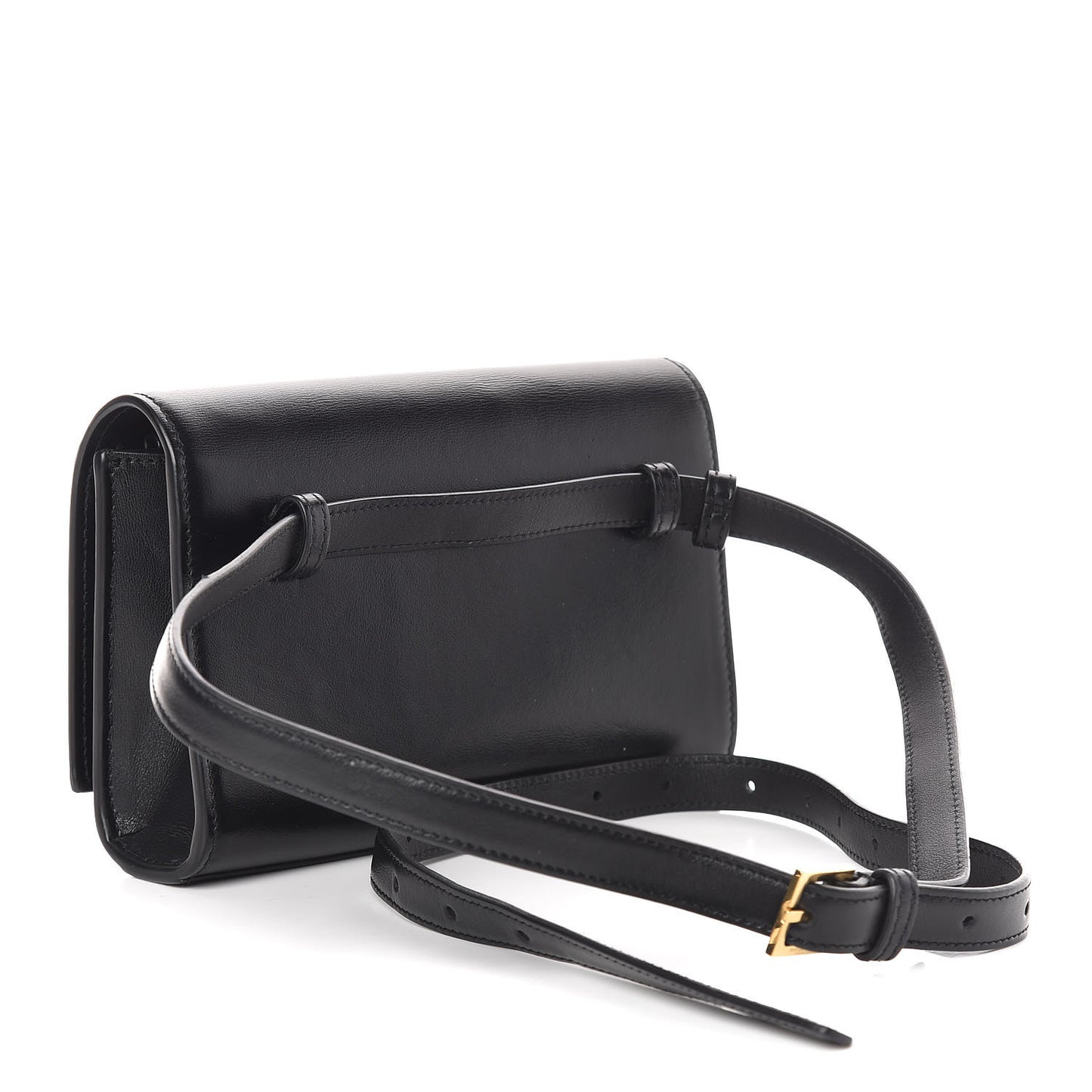 Smooth Calfskin Monogram Kate Belt Bag Black