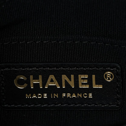 Chanel Suede Quilted Mini Double Frame Flap Black 5 of 9