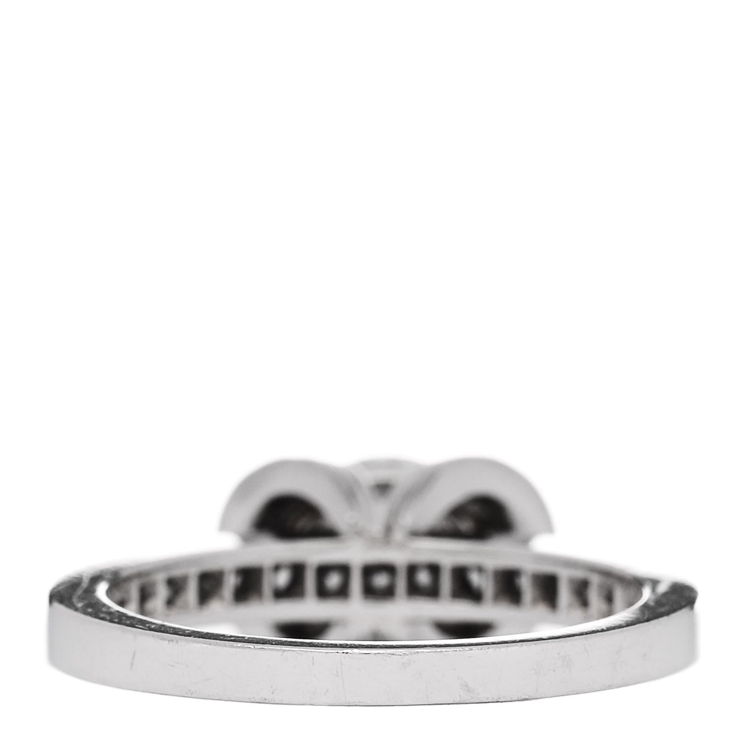 Tiffany Platinum Diamond 1.11ct Ribbon Engagement Ring 52 6 4 of 7