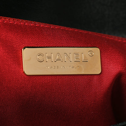 Chanel Lambskin Quilted Medium Chain Link Flap Bag Black 6 of 10