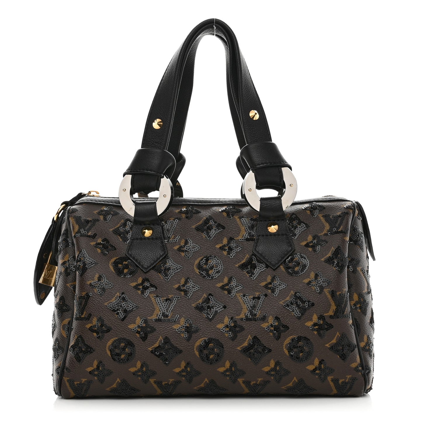 Monogram Sequins Eclipse Speedy 28 Black
