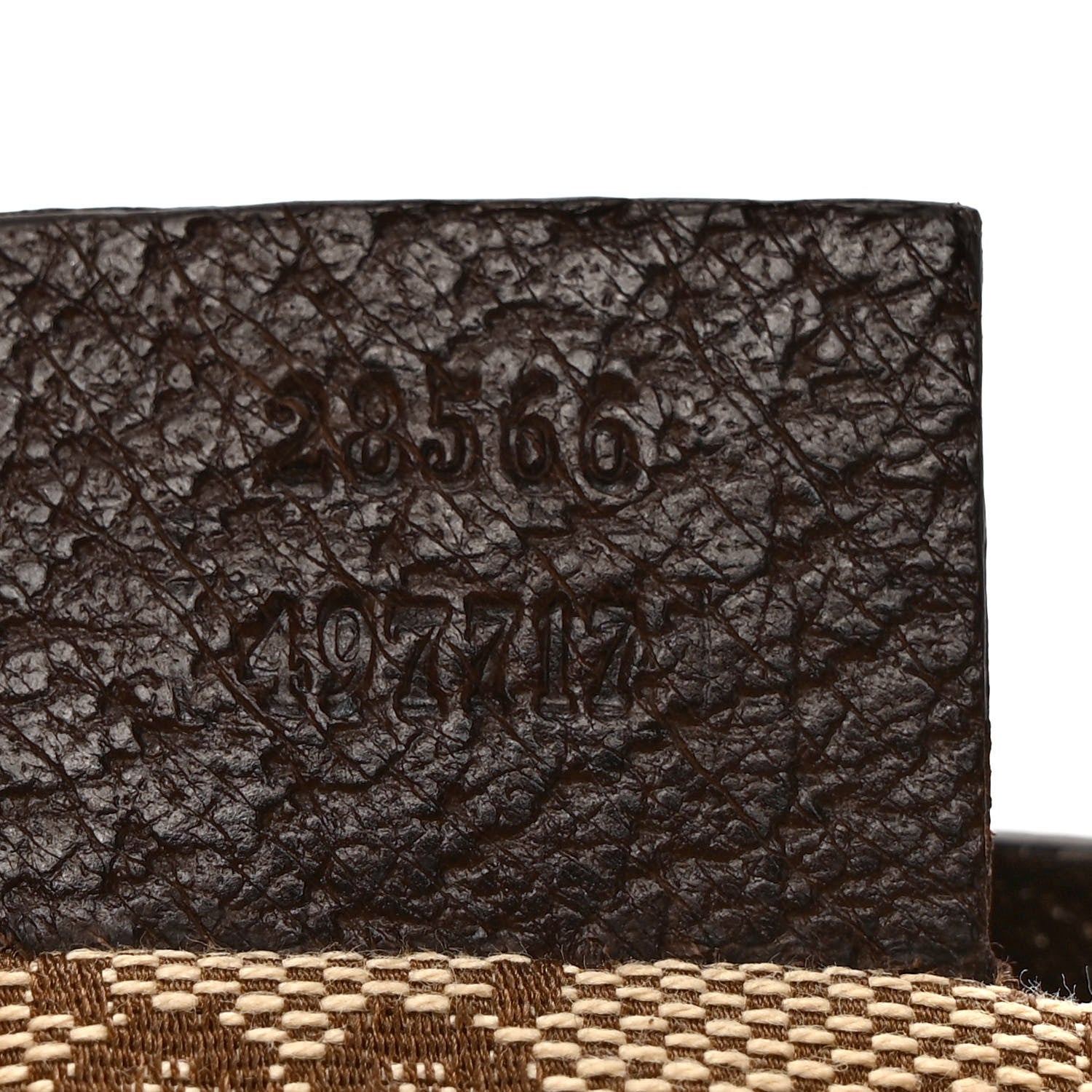 Gucci GG Monogram Web Double Pocket Belt Bag Dark Brown 7 of 7