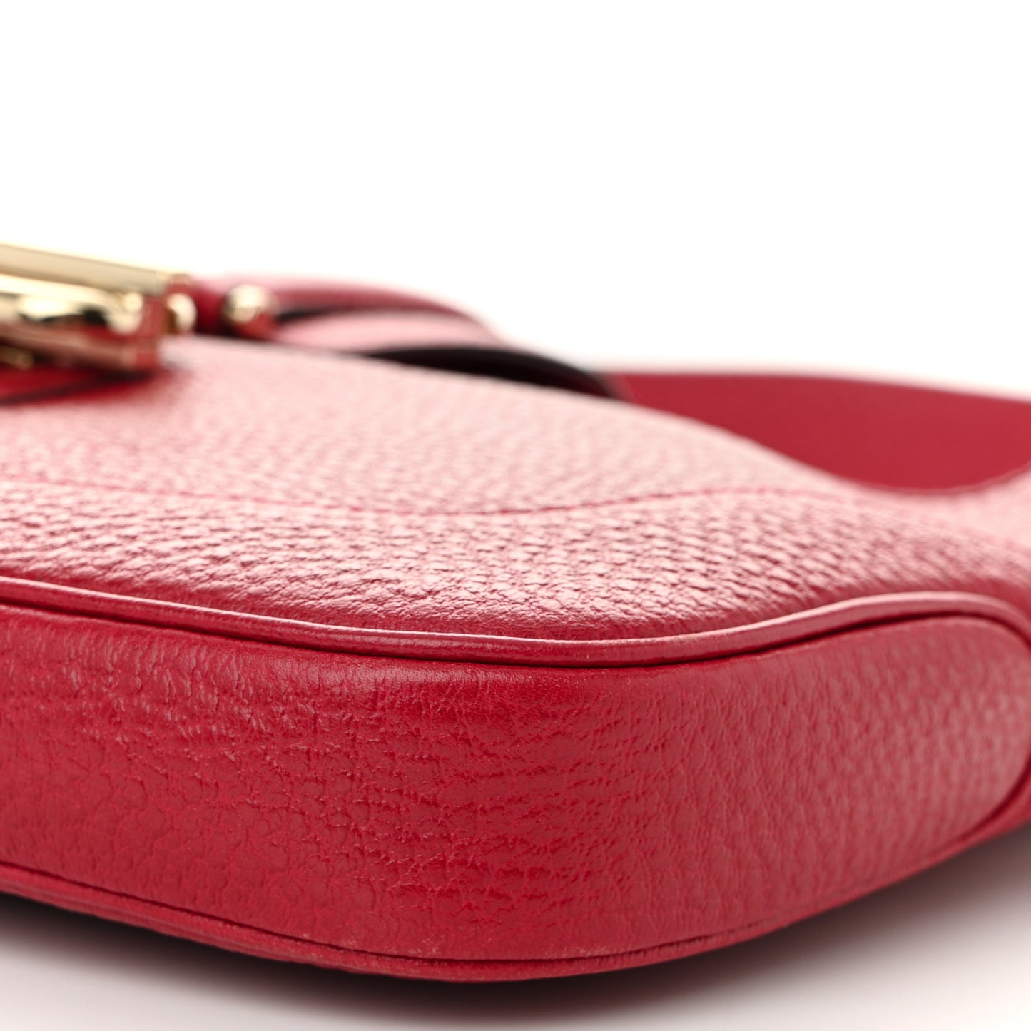 Calfskin Junco Small Hobo Red