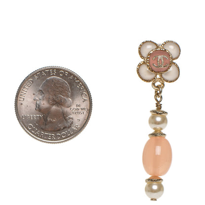Chanel Gripoix Pearl Dangle Earrings Gold 2 of 4