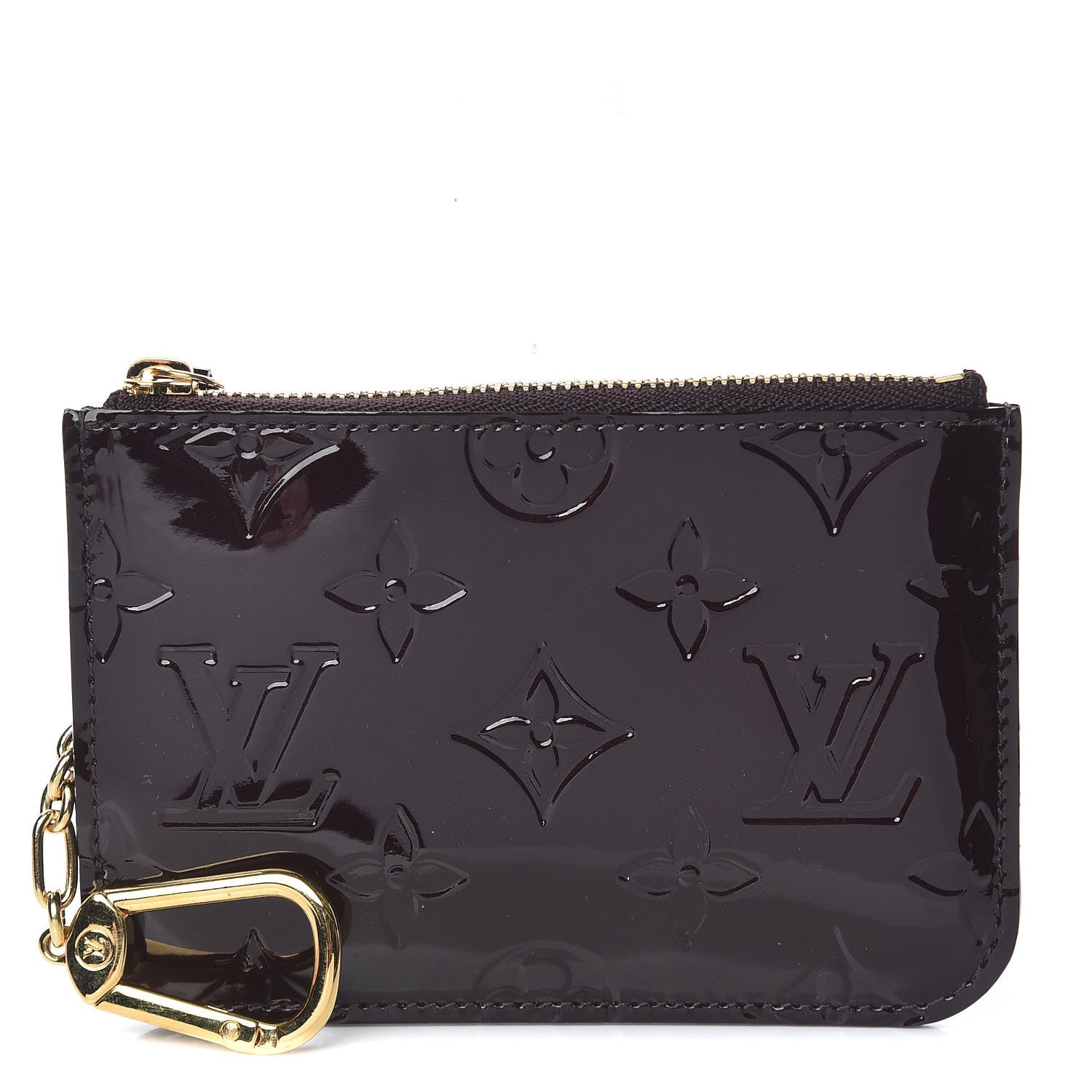 Louis Vuitton Vernis Key Pouch NM Amarante 1 of 8
