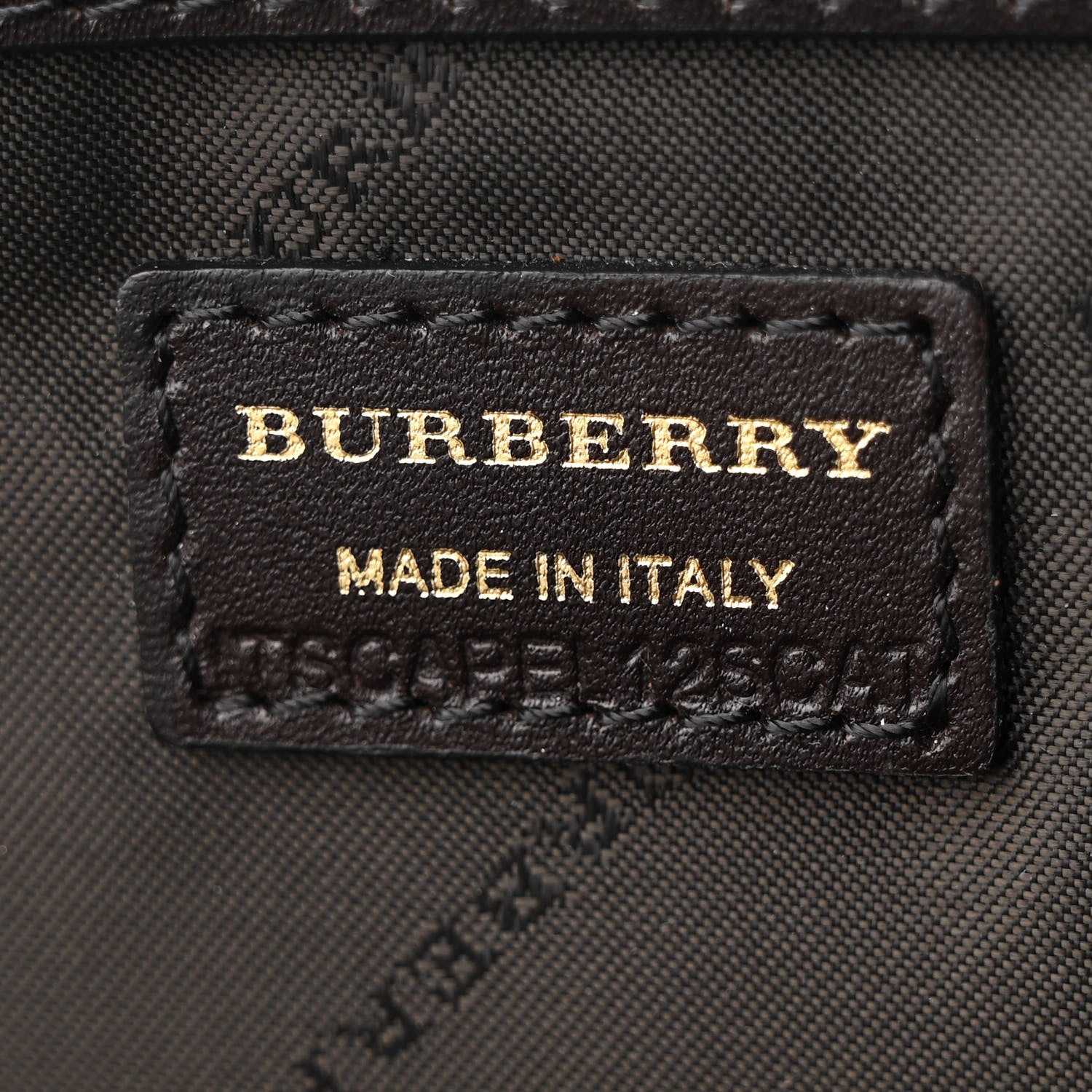 Burberry Haymarket Check Vanity Crossbody Bag Chocolate 7 of 12