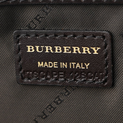 Burberry Haymarket Check Vanity Crossbody Bag Chocolate 7 of 12