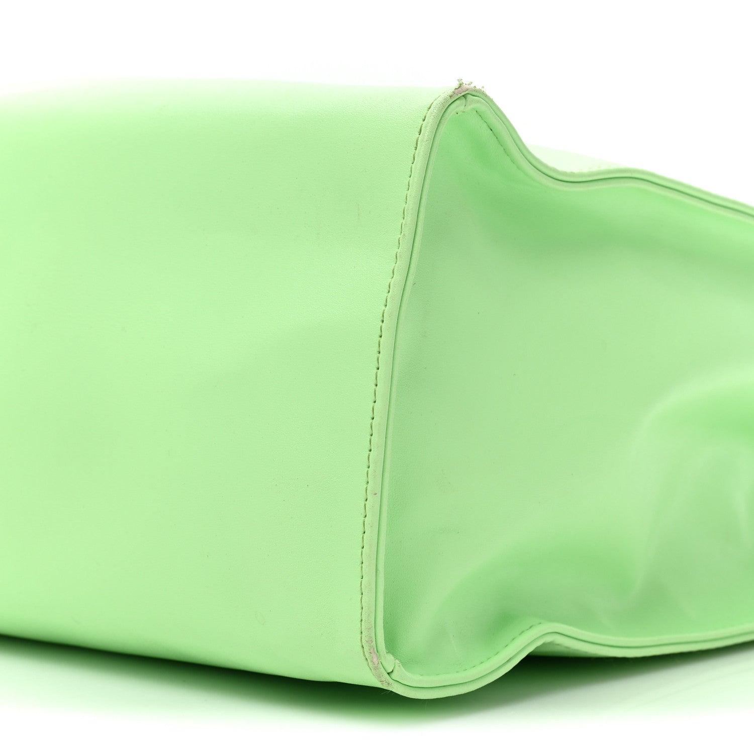 Telfar Vegan Leather Medium Shopping Bag Double Mint 7 of 17
