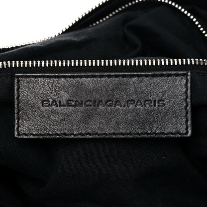 Balenciaga Baby Daim Suede Classic Silver Hardware City Black 5 of 35