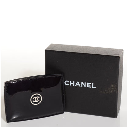 Chanel Patent CC Card Holder Black 8 of 8