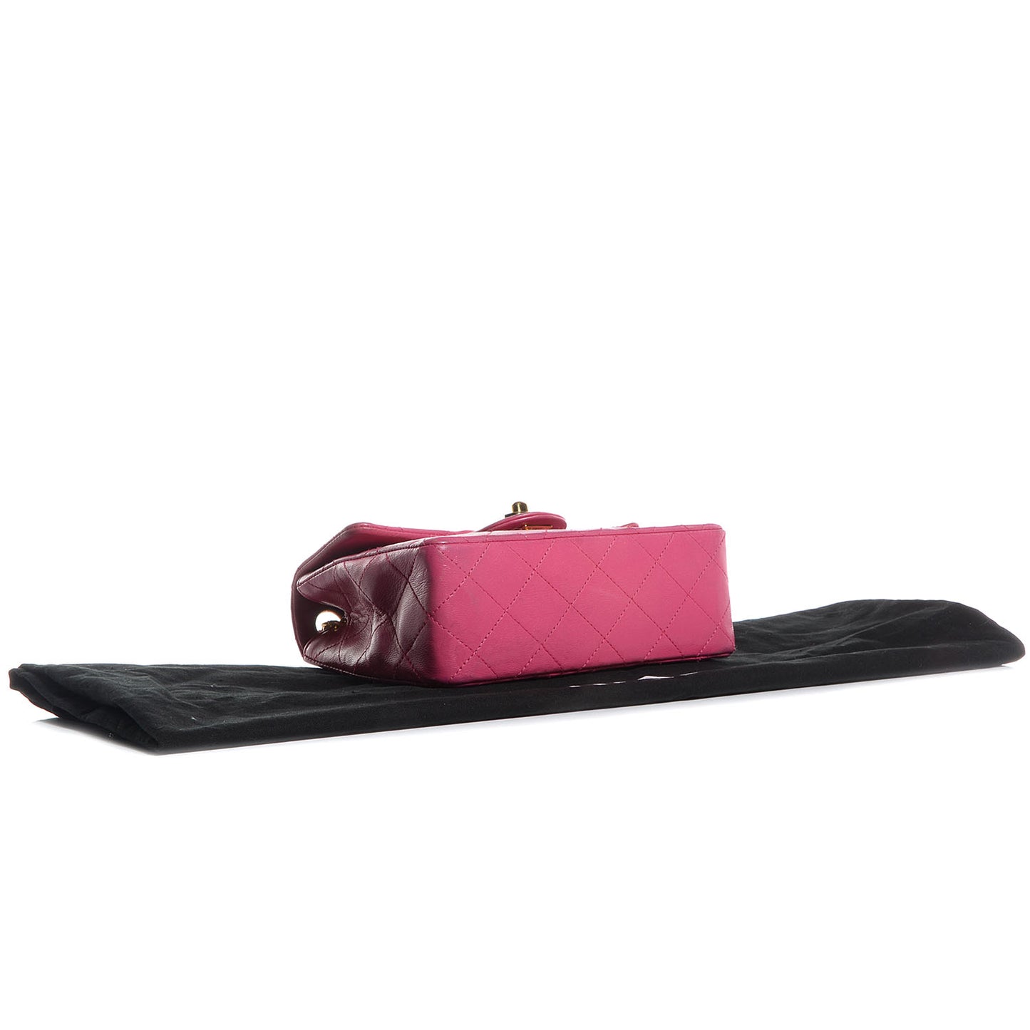 Lambskin Quilted Mini Square Flap Pink