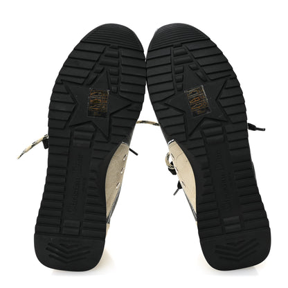 Christian Dior Calfskin Nylon Womens D-Sketch Sneakers 39 Black 6 of 9